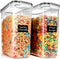 Shazo 2 Pack EXTRA Large Airtight Food Storage Containers, 6.3L BPA-Free Plastic for Bulk Food Storage
