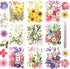 200Pcs Dried Pressed Flowers Resin Mould, Real Flowers & Natural Dry Leaves Kit for DIY Crafts