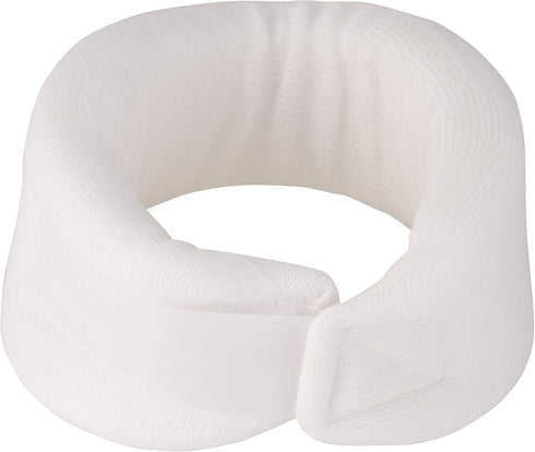 DMI Soft Foam Cervical Collar, Adjustable, Comfortable, Hand Washable, Medium, White
