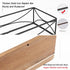 Guest Napkin Holder, Modern Metal Bathroom Paper Towel Caddy for Countertop & Kitchen (Black, Wooden Base)