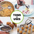 Spring Chef Small 1 Tablespoon Stainless Steel Cookie Scoop for Baking - #60 Cookie Dough Scoop with Trigger Release -