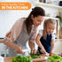 Zulay 3-Piece Kids Knife Set - Toddler Knives for Real Cooking & Baking - Safe Montessori Knife with Serrated Edges