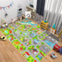 Auetwyona 4' 6' Boys Car Rugs for Kids Toy Cars,Large City Road Rug for Playroom Airport Track Play Mat Carpet x