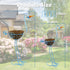 2 Sets J-Fly Pelican Metal Flowers Plant Holders Stand with Coconut Pots, Plants Stand Indoor Flower Pots Outdoor, Room
