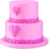 Wilton 6-Piece Nesting Fondant Double Sided Cut Out Cutters - Hearts, Silver