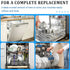 Dishwasher Door Seal Kit Compatible with Frigidaire & Kenmore - Includes Tub Gasket, Bottom Seal, Splash Shield