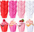 200 Pcs Tulip Cupcake Liners, Muffin Baking Holders, Heat Resistant Wrappers for Wedding & Birthday Parties