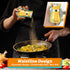 Salt and Pepper Shakers Set, 4 oz Glass Bottom Shaker with Stainless Steel Lid for Kitchen, BBQ, Camp, RV (Yellow)