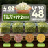 1lb Nature Jims Sprouts Organic Salad Mix Non-GMO Microgreen Seeds, Perfect for Growing Nutritious Organic Broccoli