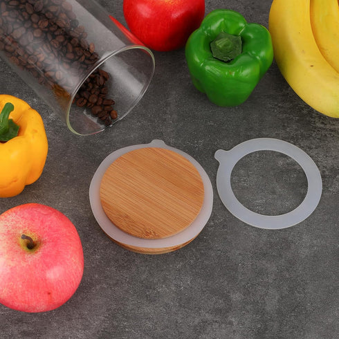 10Pcs Rubber Seals for Glass Jars, Replacement Silicone Jar Gaskets for Clip Top Storage Jars, Leak Proof Jar Seal
