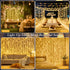 200 9.8 6.6FT 8 LED Curtain String Lights * Plug in Fairy with Timer and Modes, Waterproof Window Wall for Bedroom