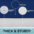 Smiry Memory Foam Bath Mat 24x16 - Extra Soft and Absorbent Non Slip Washable Carpet for Bathroom, Navy Blue