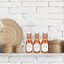 20 Pack Favors(Clear,4oz) Queekay Mini Swing Top Glass Bottles for Vanilla Extract Homemade Olive Oil Bottles with Lids