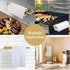 2PCS Fliverly Self Adhesive Paper Towel Holder Under Cabinet Mount, Wall Mounted Paper Towel Roll Holder for Kitchen