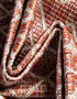 Unique Loom Outdoor Trellis Collection Area Rug, Tribal Trellis 2' x 3' 1" Rectangle Rust Red/Ivory