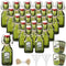 Queekay 20 Pack Mini Swing Top Glass Bottles for Vanilla Extract Homemade