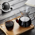 Unbreakable 8-Cup Pour Over Coffee Maker with Double Stainless Filter, Heat-Resistant Borosilicate Glass