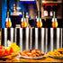 Jolitac Stainless Steel Wine Chiller Bucket - Double Wall Wine Cooler, Insulated Champagne Beer Ice Bucket