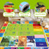 Room,Floor,Nursery(46ft /4872in) ABC Rug for Kids Playroom,Toddler Alphabet Mats Washable for Baby Area,Classroom,Play