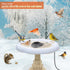60W De-icer Submergible Bird Bath Heater Thermostatic Controlled Chicken Water Heater for Outdoors in Winter Animal