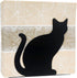SOFFEE DESIGN Iron Vertical Cat Napkin Holder, Adorable Paper Towel Dispenser for Kitchen Countertops, Dining Table