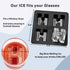 DRINKSPLINKS Ice Cube Tray Letter H - Premium Silicone Mold Freezer Tray & Oven-Safe Meal Prep Container for Cocktails