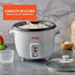 GAU-00013 8-Cup 16-Cup IMUSA USA Electric Nonstick Rice Cooker (Uncooked) (Cooked), White