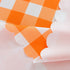 MANGATA CASA 2Pcs Orange Gingham Table Cloth, Waterproof Kitchen & Table Linens, Pumpkin Yellow 60x72in