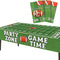 AnapoliZ Football Tablecloth Plastic | 3 Pcs Party Pack (54" x 72") | Rectangular Game Day Table Cover