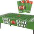 AnapoliZ Football Tablecloth Plastic | 3 Pcs Party Pack (54" x 72") | Rectangular Game Day Table Cover
