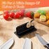 Dreyoo Cutlery Pointed Edge Knife Sharpener, Double Sided Stainless Steel Wheels for Kitchen and Pocket Knives