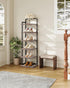 6-Tier TXJ06BG CHOEZON Vertical Shoe Rack, Narrow Shoe Tower, Corner Shoe Storage Organizer, Shoe Shelf, for Small