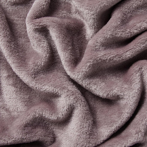 BOURINA Fleece Blanket Flannel Throw Blanket (Lavender, Throw Size) Lightweight Cozy Microfiber for Sofa, Couch, Bed
