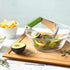 Spring Chef Large Green Dough Blender for Baking, Professional Dough Cutter Tool, Stainless Steel Mixer