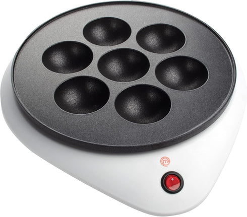 MasterChef Electric Ebelskiver Maker - Delicious Homemade Takoyaki, Donut Holes, Cake Pops, Aebleskivers - Nonstick