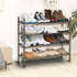 STORAGEIDEAS Closet, 4 Shoe Rack, Expandable Shoe Storage Organizer for Tier Metal Shoe Rack for Entryway, Adjustable