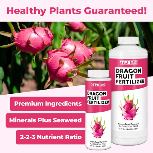 8 oz Dragon Fruit Fertilizer Liquid Plant Food for Bigger Fruit, Better Flowering & Stronger Root Development