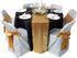 White Polyester Folding Chair Cover for Events
