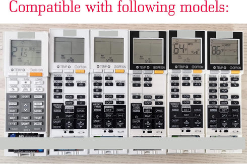 RCECAOSHAN Replacement for Mitsubishi Electric AC Remote Control SG15F SG15H SG162 PAR-SL100A-E