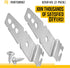PartsBroz WP8269145 Dishwasher Bracket - 8269145 (2-Pack) Compatible with Whirlpool, KitchenAid, Kenmore, Maytag