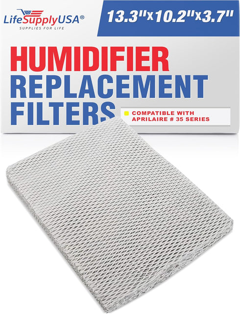 LifeSupplyUSA Humidifier Filter Replacement Water Panel Evaporator, Compatible with Aprilaire # 35, 350, 360, 560, 568,