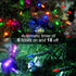 33ft 100 8 3AA ASENEK Christmas Light, LED Outdoor String Light with Timer & Modes, Battery Operated Waterproof String
