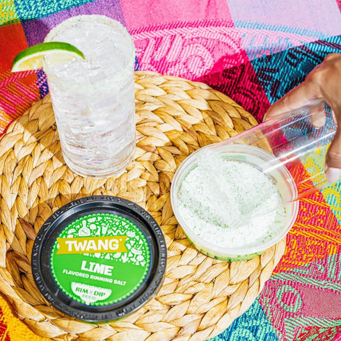 Rimming Pack 4 oz (Pack 3) Twang Cocktail Flavored Salt, Lime, Chile Lime and Grapefruit, Variety Garnish for Mixed
