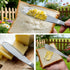 IJPDDRXYN 2 Pack 3-in-1 Stainless Steel Butter Knives with Holes Spreader, Grater & Slicer for Cold Butter, Cheese