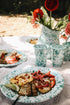 Dinner Plate, 10.25 inch, Blue/White Splatter by Enamelware