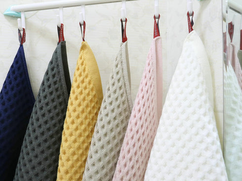 6 Pack Rags,13" 13" Mia'sDream Cotton Waffle Wash Cloths for Showering Face Body, Premium Qualit Thin Washcloths Face