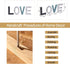 Wooden Letter LOVE Sign - Rustic Freestanding Table Top Decor for Wedding, Thanksgiving, Christmas