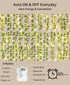 KASZOO 84Ft 12 Pack Artificial Ivy Garland, Vine Hanging Garland with 80 LED String Light, Green