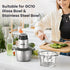 Plastic Cover Compatible with Ganiza GC10 Food Processor, Fits 8 Cup Glass Bowl & 8 Cup Stainless Steel Bowl, 1PCS