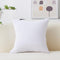 Home Brilliant 24x24 Euro Sham Spring Pillow Cover, Striped Corduroy Textured Velvet, Pure White